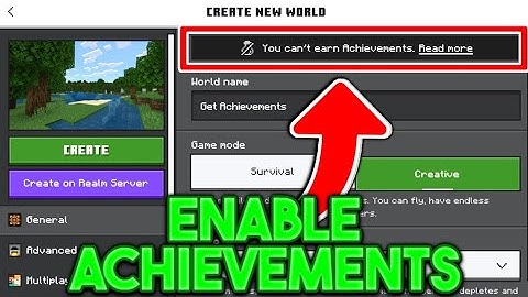 How To Get Achievements In Creative Mode Minecraft Bedrock Edition 2025!