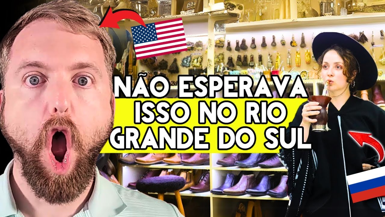 GRINGO REAGE A RUSSA DESCOBRE O RIO GRANDE DO SUL