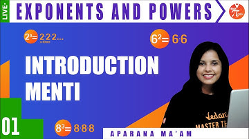 Exponents and Powers L-1| Introduction & Menti | Class 8 Maths Chapter 12 | NCERT | Vedantu Pirates