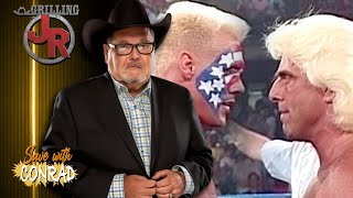 Jim Ross shoots on Sting vs Ric Flair from GAB 1990