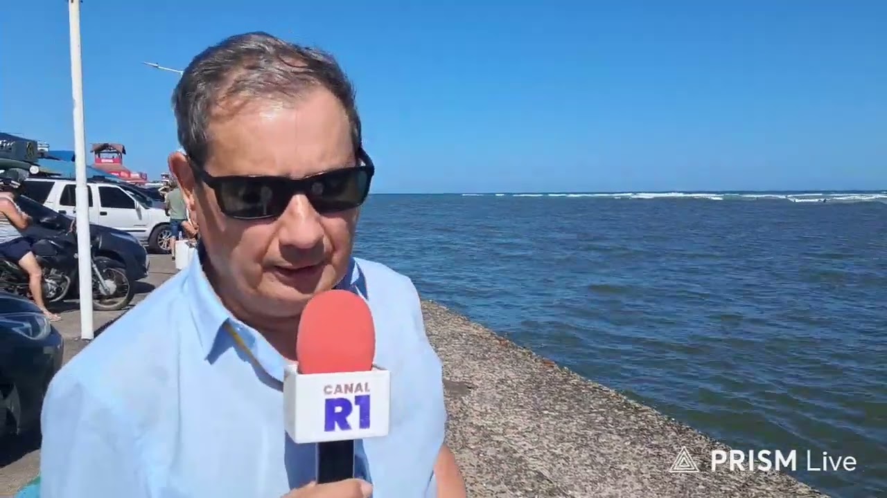 O show dos botos na Barra de Imbé!