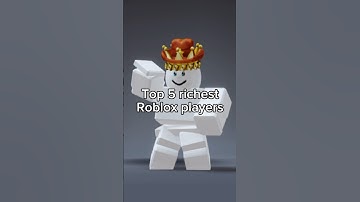 Top 5 richest Roblox players #roblox