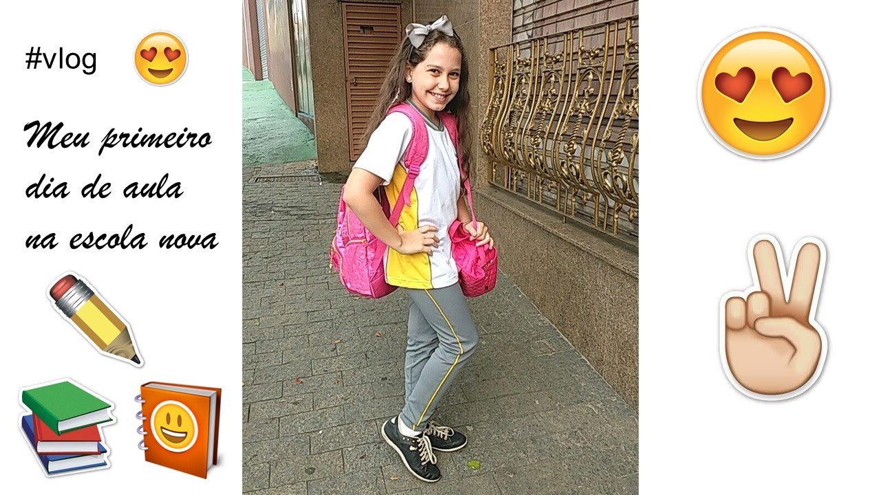 Vlog - Meu primeiro dia de aula na escola nova - YouTube