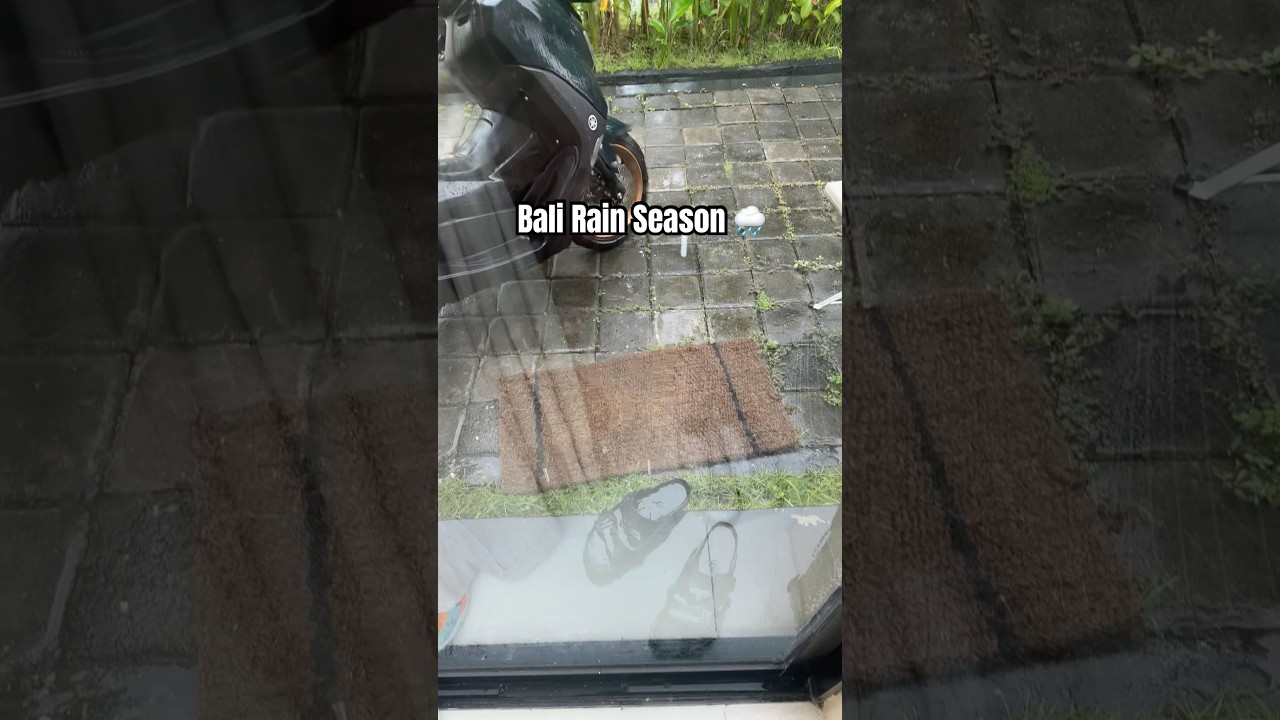 Bali rain season is here 🌧️ Bali weather ☔️ 