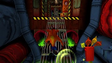 Crash Bandicoot: 100% - Level 21: Toxic Waste (BLUE gem)