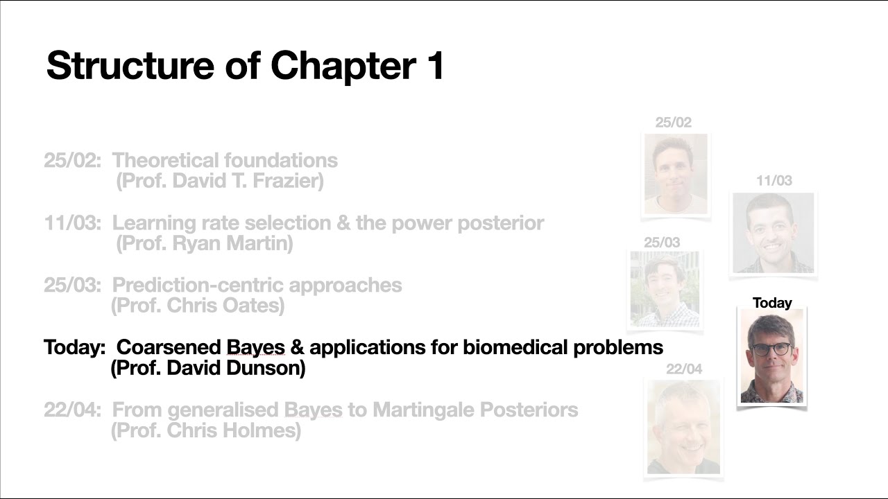 David Dunson (Duke University) - Robustifying Bayesian inference using coarsening