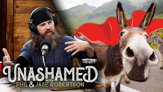 Jase Gets Sick for a Good Cause & the Donkey That Changed the World | Ep 806