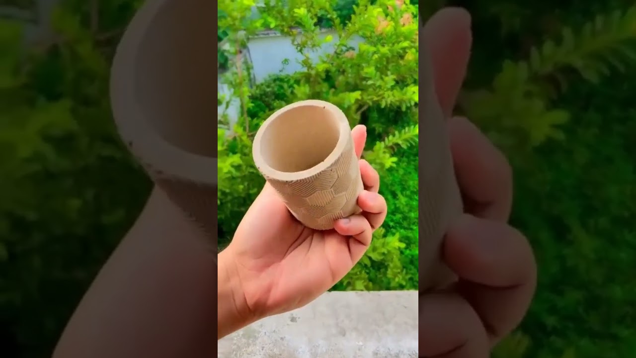 diy concrete planter 