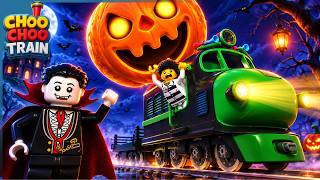 Dracula vs Evil Train 😈🚂 | Giant Pumpkin Revenge Chase! | Cartoon Adventure