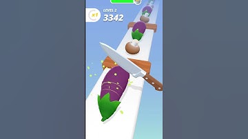 perfect slices Level 2 - gameplay walkthrough | slice cutting game | chop game #shorts #game