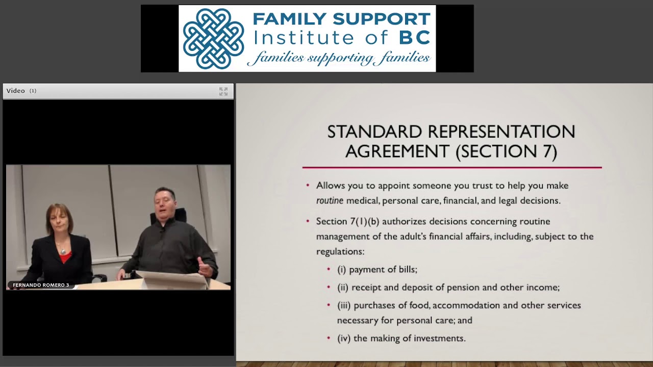 Representation Agreement & Adult Guardianship - Full Length Video