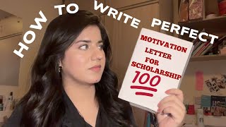 How To Write A Motivation Letter For Scholarships Tips Ticks
