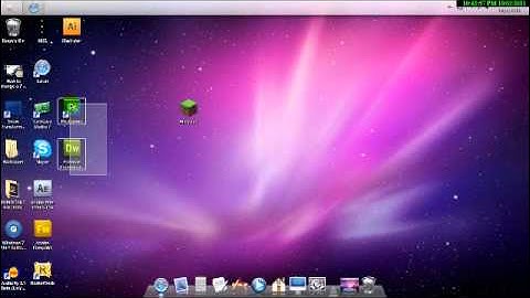 How to change a 7 or vista into a mac snow leopard (FULL)