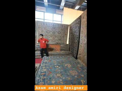 فرش دستباف سلطان آباد اراک زیگلر جنس از پشم شروع قیمت متری ۹ میلیون تومن سبک مدرن 