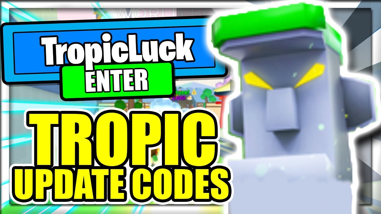 ALL NEW TROPIC X3 LUCK UPDATE CODES Ninja Clicker Simulator Roblox YouTube