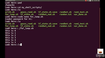 Programming in Linux Shell 5: For loop - Part 2