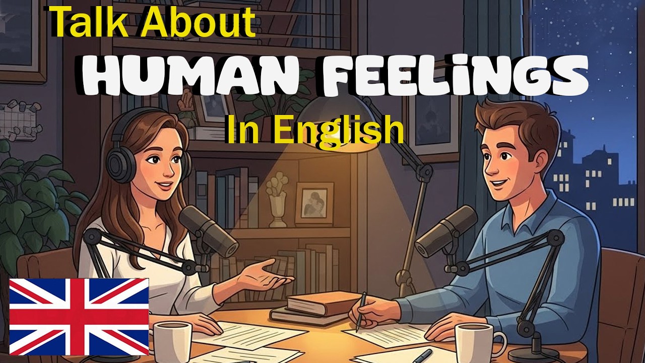 How to Talk About Your Human Feelings in English | English Conversation Practice