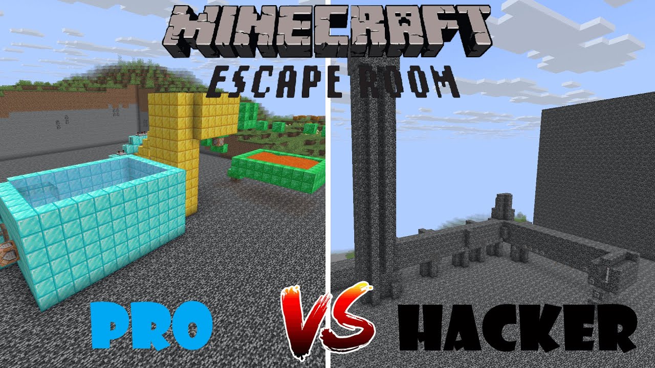 PRO VS. HACKER! | Minecraft Escape Rooms ft. @bungee134 - YouTube