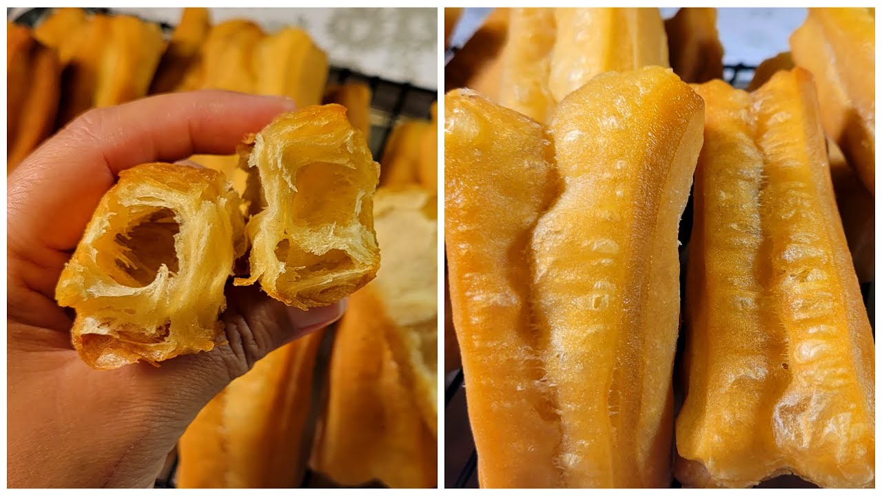 ปาท่องโก๋สูตรง่ายและอร่อย!! ไม่ใส่ยีสต์ ไม่แอมโมเนีย ไม่ใช้แป้งปาท่องโก๋ อธิบายละเอียด ดูจบทำได้เลย