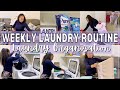 *NEW* WEEKLY ALL DAY LAUNDRY ROUTINE | EXTREME LAUNDRY MOTIVATION