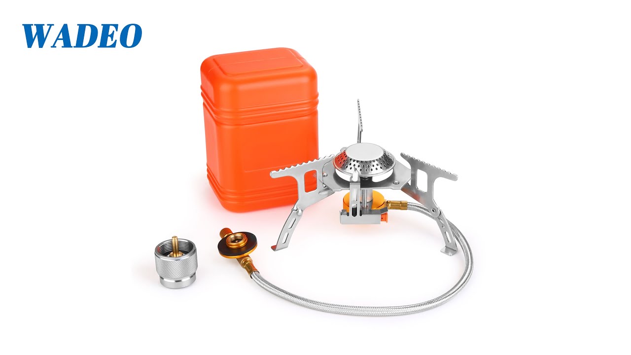 WADEO portable foldable camping stove video