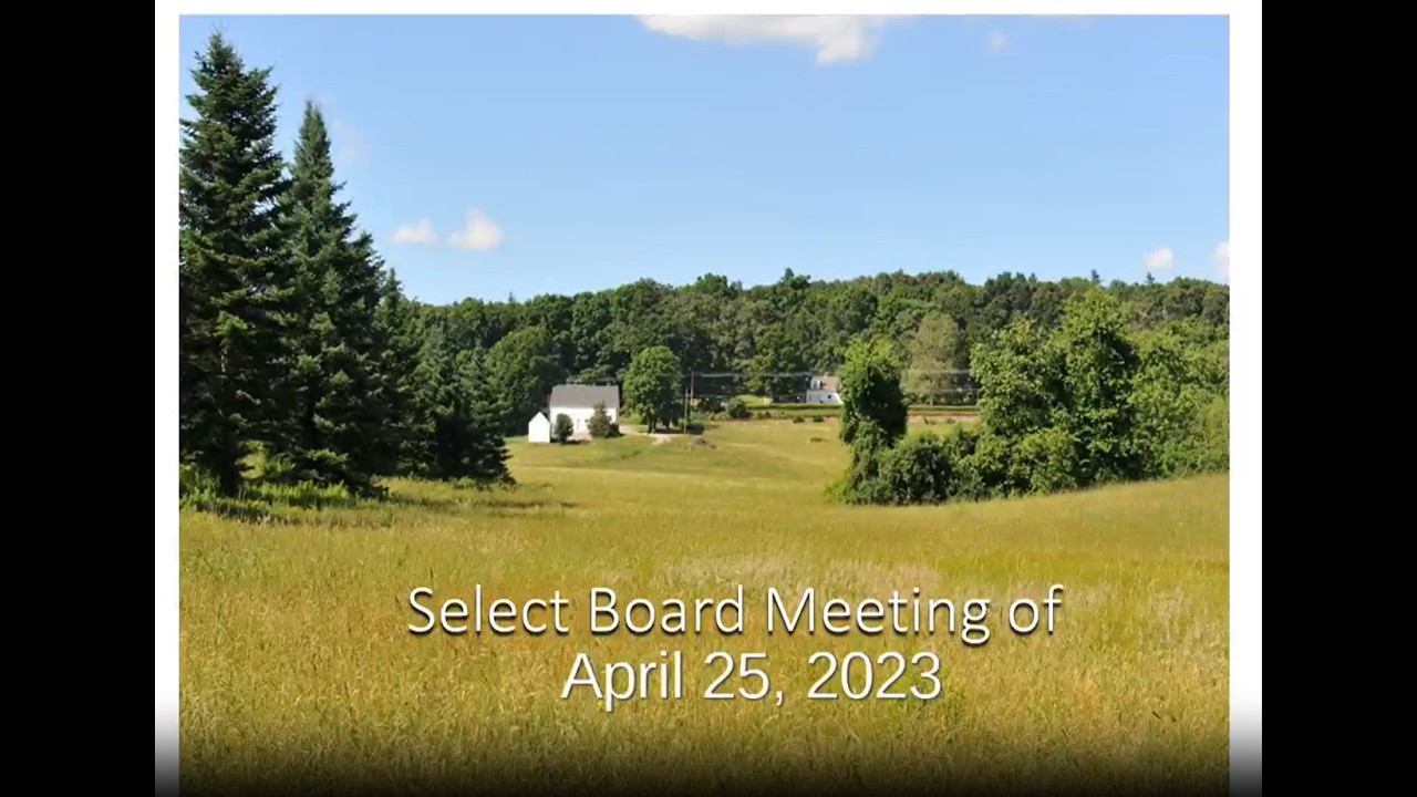 Select Board - April 25, 2023