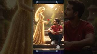 Golden Hour Couple Love 💫 Magical Realism AI Photo Concept | Dreamy Park Scene in Hindi #ai #love