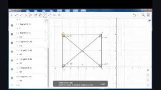 GeoGebra Classic | how to draw and measure the angles and side of a rectangle