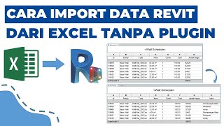 Tutorial Revit Indonesia | Cara Import Data Excel ke Revit Cepat
