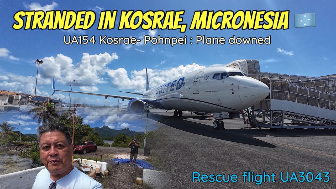 Рейс United Airlines «Знаменитый островной хоппер» с Гуама на Косраэ (Микронезия) ПРОВАЛ! #застря...