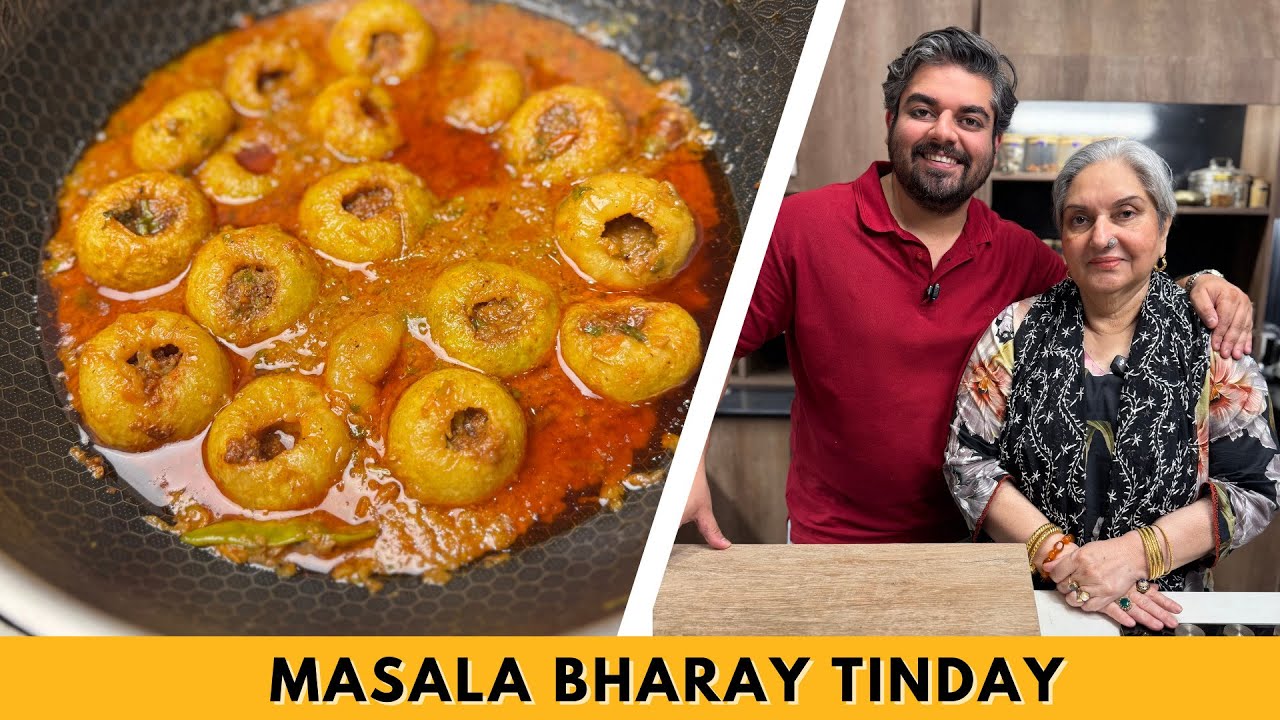 Masala Bharay Tinday | Masala Stuffed Tinday Recipe | Food With Saad Raja
