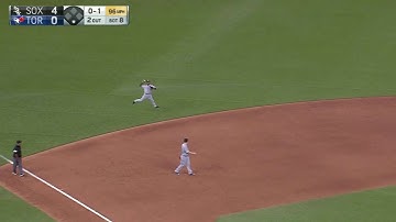 CWS@TOR: Rollins gets Encarnacion with a jump throw