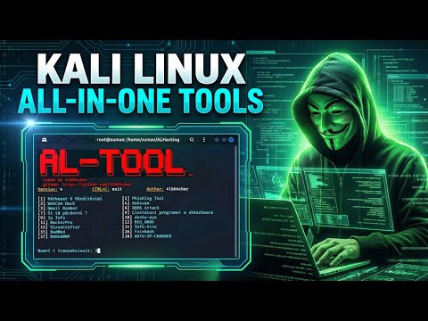 How to Install and Use AL-TOOL in Kali Linux | All-In-One Cyber Security Tools 🔥#EthicalHacking​