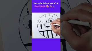 Easy Pencil Sketch 🎨✨🖌️ Scenery Drawing #art #drawing #shorts #satisfying #shortvideo