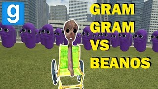 CAN GRAM-GRAM SURVIVE BEANOS??? - Garry's mod sandbox