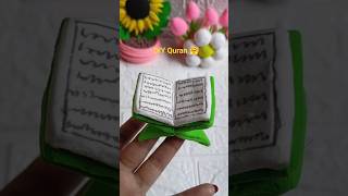 DIY Quran 🤗 #diy #craft #viralshorts #foryou #shortsfeed #clayart#claycraft#quran #viralvideo#shorts