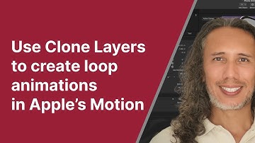 Use Clone Layers to create Loop Animations in Apple’s Motion Software