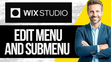 How to Edit Menu and Submenu Items in Wix Studio | Full Tutorial 2025