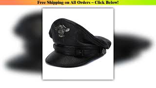 Winter Genuine Leather Cap Men's Flat Caps Warm - Simple But Practical | Smart Choice | Smart