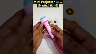 Mini Projector at Rs.345/- with Multicolor Projector Torch Light #shorts #ytshorts #youtubeshorts screenshot 5