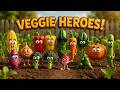 Vegetable Names &amp; Benefits for Kids | Meet the Veggies Heroes! 🥦  | Toon Network
