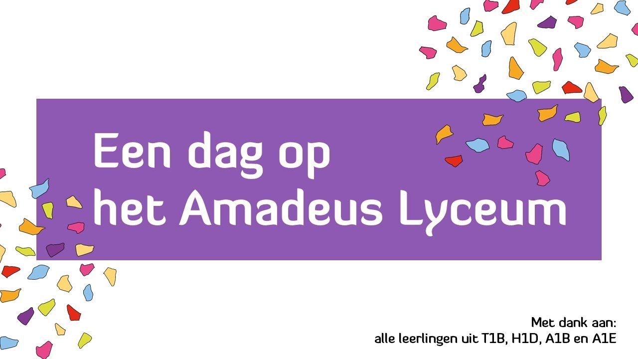 Een dag op het Amadeus Lyceum - brugklas