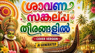 SRAAVANA SANGALPA THEERANGALIL| ശ്രാവണ സങ്കല്പ തീരങ്ങളിൽ |  onam festival song| AI GENERATED 