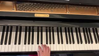 Minor 5–finger patterns In : c, g, f, d, a, Dbm, (C#m), Abm  (G#m)