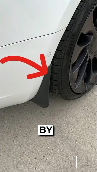 BASENOR Tesla Model Y Garde-Boue Garde-Boue Protection Contre Les