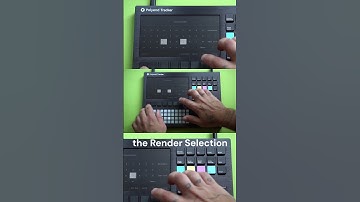 Render New Samples from a Selection on The Polyend Tracker