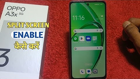 How To Enable Split Screen in Oppo A3x 5g | Oppo A3x 5g में Split Screen कैसे करें |