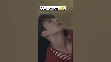 bts during vs after concert🥺🥺 #bts#army#btsarmyforever