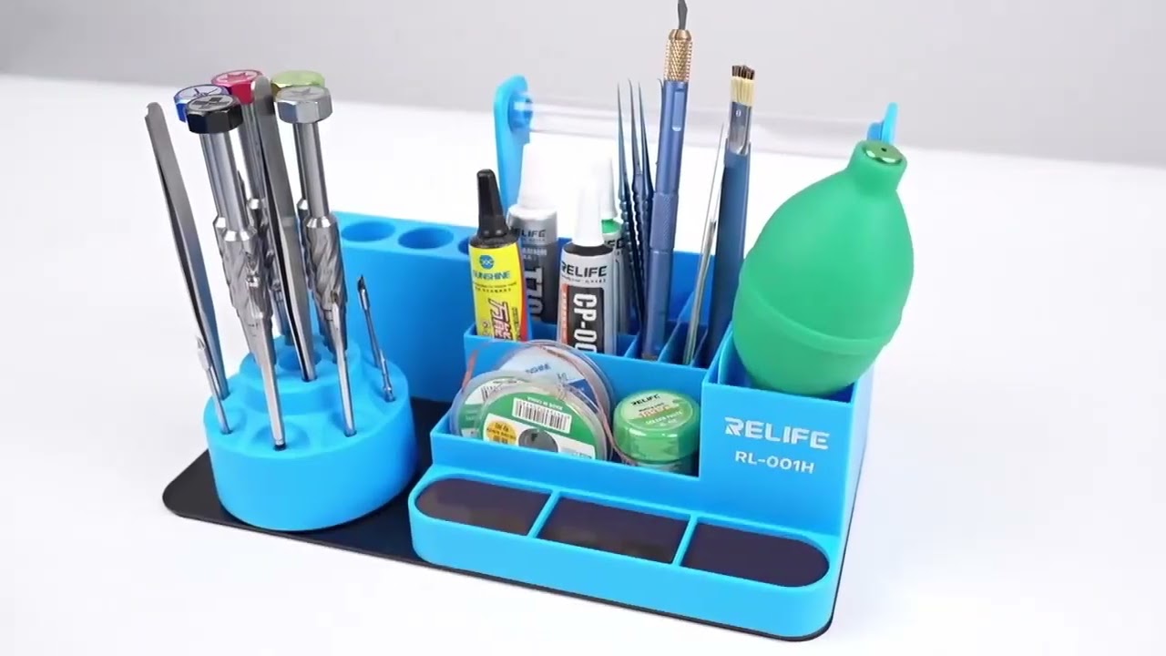 Luowei LW-316 360° Rotating Storage Rack for Screwdriver Tweezers Storage – MK Mobile Tools