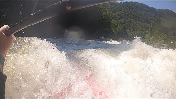 Table saw on the Ocoee river Middle section